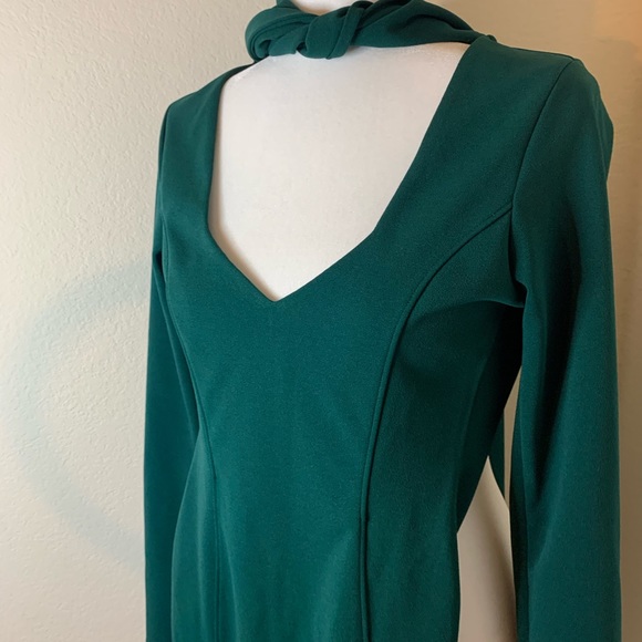 Fashion Nova Just The Way I Am midi Dress - Hunter - Picture 7 of 10